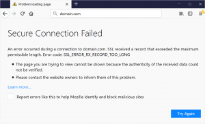 Fix SSL_ERROR_RX_RECORD_TOO_LONG in Firefox – Quick...